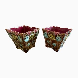 Ceramic Planters, 1920s, Set of 2