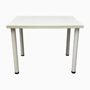 Tavolo da pranzo vintage postmoderno con superficie in stile terrazzo, Italia, anni '80