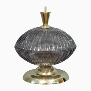 Mid-Century Modern Table Lamp in Murano Art Glass, 1980