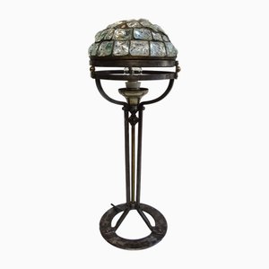 Art Nouveau Table Lamp by Hugo Berger for Goberg, 1910s