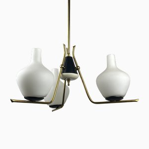 Mid-Century Modern Italian Chandelier from Stilnovo, 1950s