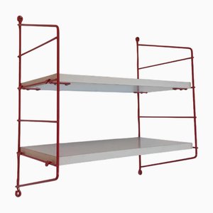 Estantería de pared vintage, años 80