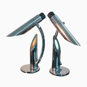 Lampade da tavolo Tharsis attribuite a Luis Perez De La Oliva per Fase, 1973, set di 2
