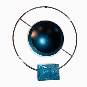 Saturn Table Lamp from Maison Lucien Gau, 1980