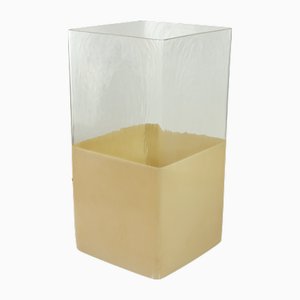 Lampe de Bureau Vintage en Verre de Fontana Arte, Italie, 1977