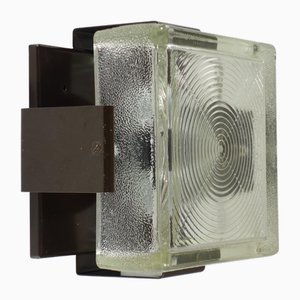 Vintage Italian Space Age Wall Lamp by Claudio Dini, 1970s