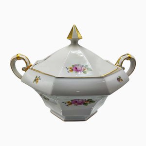 Vase Art Déco en Porcelaine, Bavaria Tirschenreuth, Chicago, 1930s, Set de 2