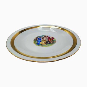 Pre-War Plate with Mythology Scene, Czechoslovakia, 1890s