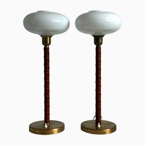 Lampes de Bureau Vintage de Asea, Suède, 1950s, Set de 2