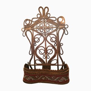 Art Nouveau Rattan Cabinet, 1890s