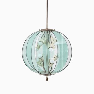 Suspension Lamp attributed to Pietro Chiesa for Fontana Arte, 1950