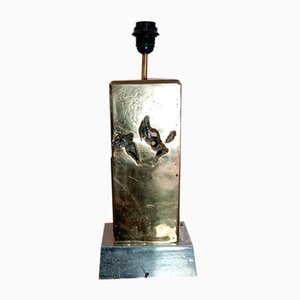 Bronze Table Lamp by David Marshall, 1980s