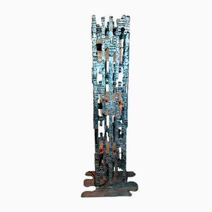 Brutalist Floor Lamp attributed to Albano Poli for Poliarte, 1970s