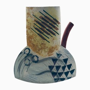 Postmodern Art Ceramic Decanter Vase from Tl, 1980s