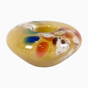 Vintage Art Glass Candleholder from Kaspar Silesia, 1960s