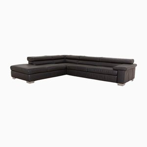 Courage Corner Sofa in Grey Leather from Ewald Schillig