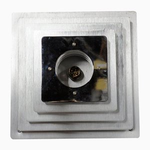 Space Age Pyramid Wall Sconce attributed to Hüstadt Leuchten, 1970s