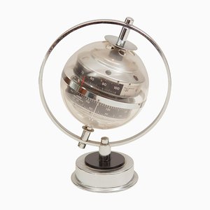 Higrómetro relativo de la estación meteorológica de mesa Sputnik de la era espacial, Alemania Occidental, 1969