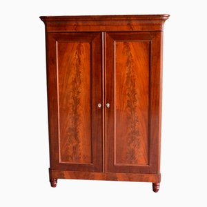 Antiker Biedermeier Mädchenschrank aus Mahagoni