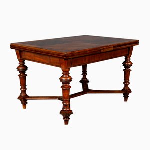 Vintage Wood Dining Table, Late 1800s