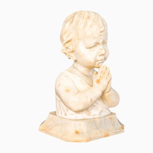Vintage Sculpture Marble Head Statue