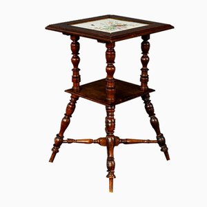 Vintage Brown Flower Table