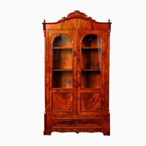 Braune Vintage Vitrine