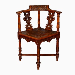 Silla de escritorio vintage, finales del siglo XIX
