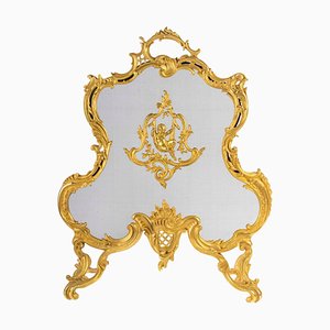 Large Louis XV Style Ormolu Fire Screen