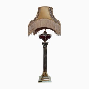 Oil Table Lamp in Brass