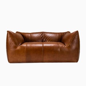 Le Bambole Two-Seater Sofa in Leather by Mario Bellini for B&b Italia