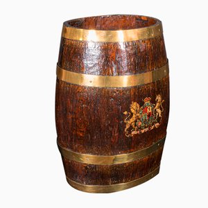 Bastoncino ovale antico in quercia inglese