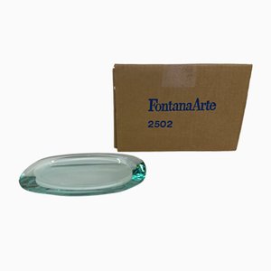 Italian Model 2502 Ashtray in Glass attributed to Fontana Arte, 1960s