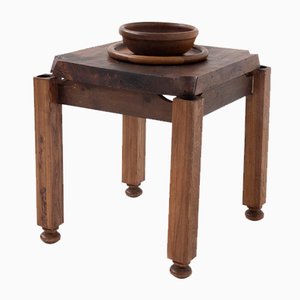 Table de Jeu en Noyer, Brésil, 1950s