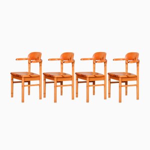 Chaises de Salle à Manger en Pin par Rainer Daumiller, 1970s, Set de 4