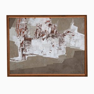 Anton Michielse, Flight in Earthy Greys and Muted Tones, 1960s-1970s, Mixed Media