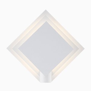 Postmodern Square Metal Wall Lamp from Lumiance, 1980s