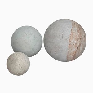 Decorative Stone Balls, 1970s, Set of 3