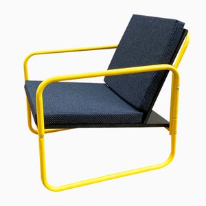 Fauteuil Tubulaire RQ3 Jaune et Noir de Chassor