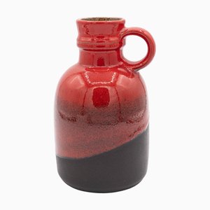 Mid-Century Red Glazed Form 310-15 Jug Vase from Steuler Keramik, 1970s