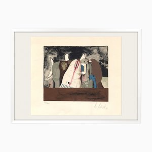 Karl Korab, Bodegón alemán, 1974, Grabado