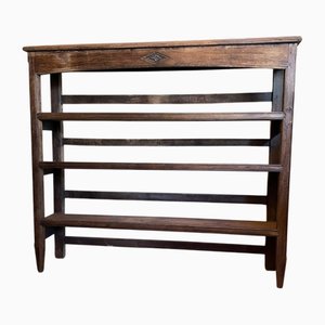 French Oak Plate Rack, 1820s