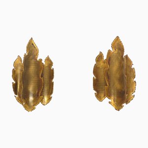 Brutalist Wall Lights by Svend Aage Holm Sørensen, Denmark, 1960s, Set of 2