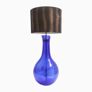 Blauer italienischer Vintage Murano Glas Tisch, 1960er