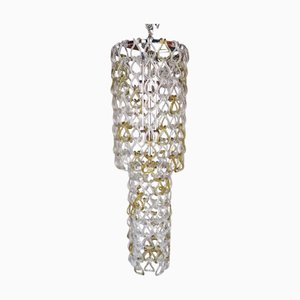 Lámpara de araña Giogali de Angelo Mangiarotti para Vistosi, 1967