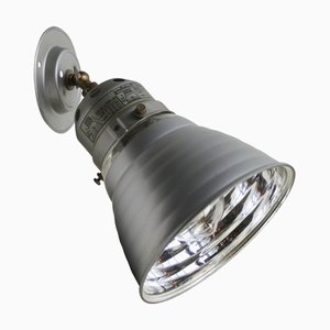 Industrielle Vintage Zeiss Ikon Ik180 Mercury Spiegelglas Wandlampe