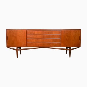 Teak Sideboard by Knud Nielsen for Losning Møbelfabrik, 1960s