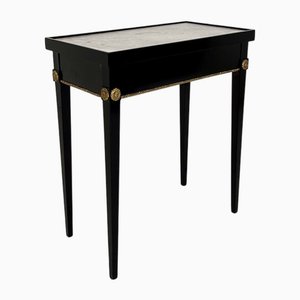 Empire Console Table with White Marble Top, 1808