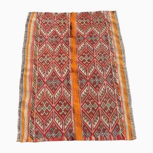 Tappeto Kilim vintage fatto a mano in lana, Turchia