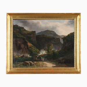 Giuseppe Canella, Landscape, 1800s, Oil on Canvas